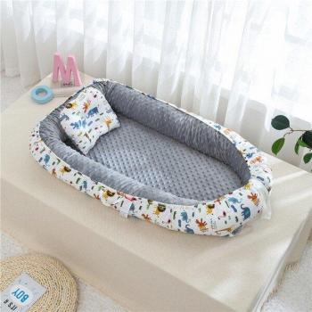 Baby Nest Crib with Cushion for Infants