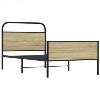90x200 cm Bed Frame in Sonoma Oak