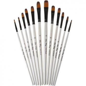 Wood Handle Artist Paint Brushes