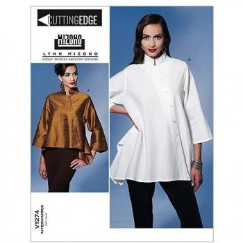 Vogue Patterns V1274 Misses’ Top Size ZZ (LRG–XLG–XXL)