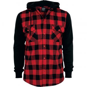Camicia con cappuccio in flanella Urban Classics