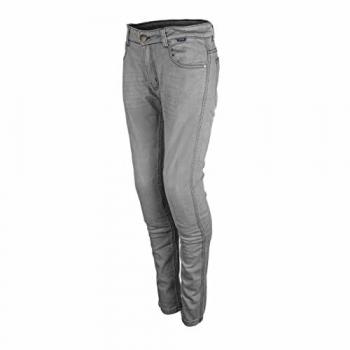 GMS Rattle Slim Jeans de moto de dames Gris taille : 34