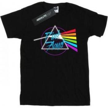 Pink Floyd Jongens T-shirt Neon Darkside 9-11 Jaar
