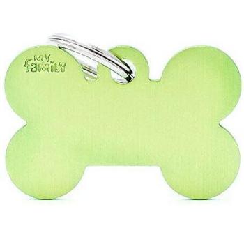 Chapa de Identificação Osso Verde Personalizada