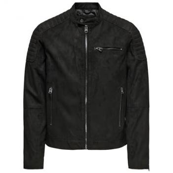 Giacca Regular Fit Similpelle Nero Only & Sons 22029650