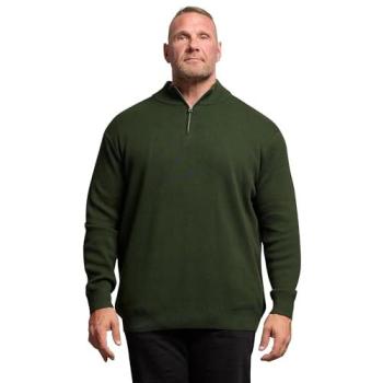 Green Milano 4XL Men's Quarter Zip Jumper – BadRhino Collection