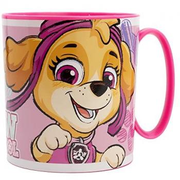 Taza temática La Patrulla Canina Girl: 390 ml, microhervible