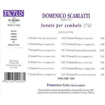 Sonate per cembalo vol.1