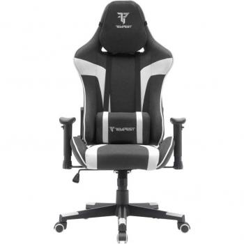 Silla de Juego Tempest Conquer Negra/Blanca