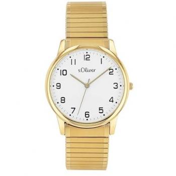 S.Oliver Quarzuhr Armbanduhr Edelstahlarmband
