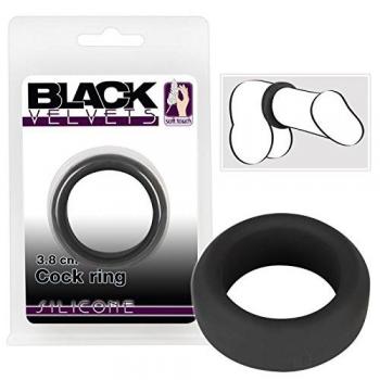 Silicon-Cock-Ring – Black Velvet