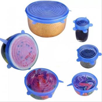 Flexible Food Wrap Lids – 6 Pack