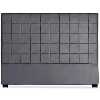 Tête de lit Simili Menzzo Chess Gris 160