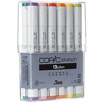 Copic 12 Pack Manga Sketch Essentials