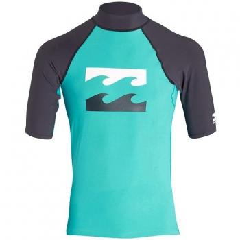 Rash Guard Junior Billabong Wave Azul C4KY10 (14 años)