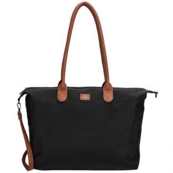Charm London Buckingham Shopper met Laptopvak 15,6’’ Zwart