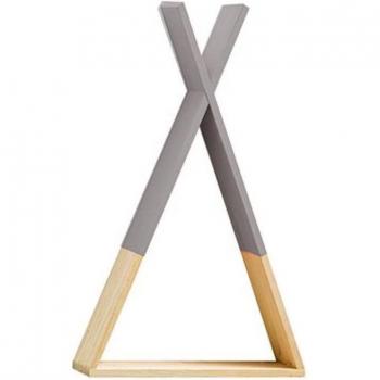 Étagère en bois de style scandinave pour livres d'enfants