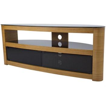 AVF Burghley Wood Gloss Corner Glass TV Stand for 42