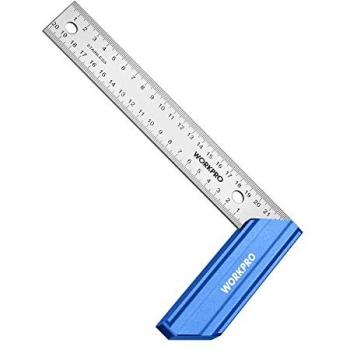 Equerre de travail du bois 200 mm – acier inoxydable, manche aluminium