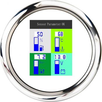 Medidor de Nivel de Combustible, Temperatura, Presión y Voltímetro para Barcos y Coches