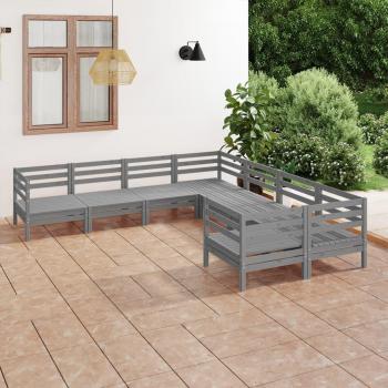 Colección Jardín Día y Noche 8 Piezas de Madera