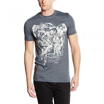 Band of Heroes Graphic Cotton Shirt in Grey