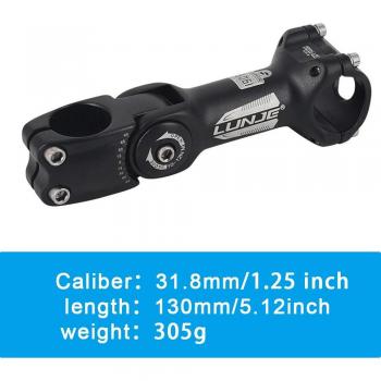 LUNJE Rise Extender for 1/1.25 inch Handlebar