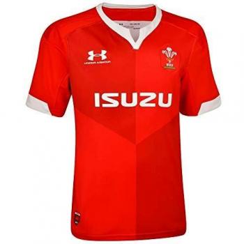 Under Armour WRU Heimspiel-Trikot für Kinder 2019/20 L – Rot