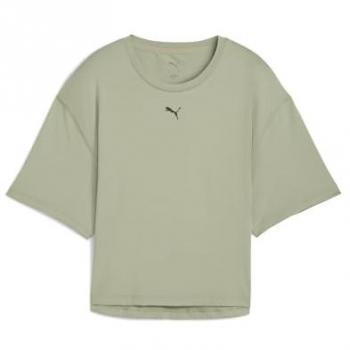 Camisa Deportiva Puma Cloudspun Verde M para Mujer