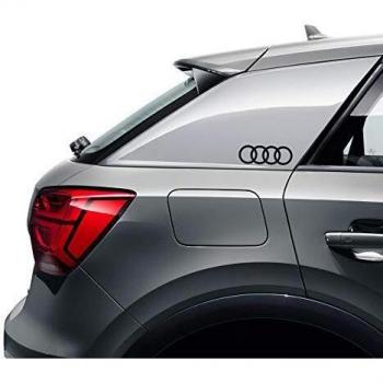 Decoración con Emblema Audi 8W0064317E en Negro