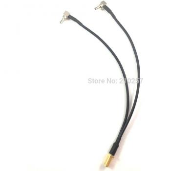 Adaptador combinador SMA hembra a RA macho CRC9