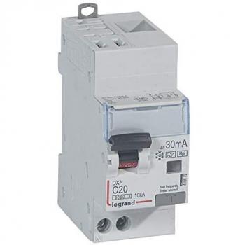 Disjoncteur différentiel monobloc DX³6000 10kA uni + neutre 230 V~ Type F 30 mA 20 A
