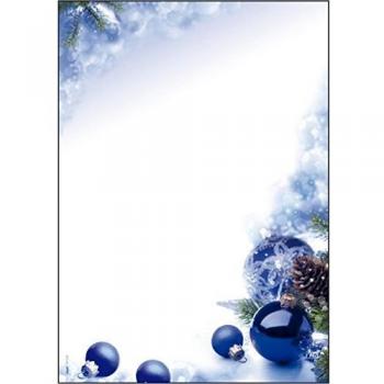 Papier à motifs festifs 'Blue Harmony' 100 feuilles A4 90g/m²