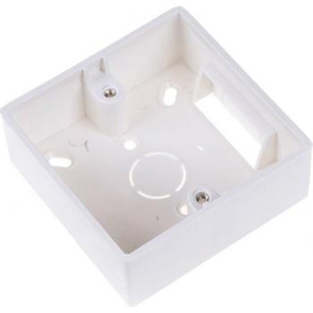 Boîte de montage pour prise et interrupteur type 86, couleur blanche, dimensions 86mm * 83mm * 35mm