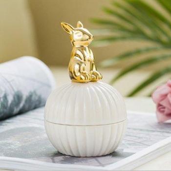 3D Cat Porcelain Ring Holder