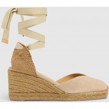 Castañer Alpargata Chiara de mujer en algodón orgánico y cuña de 7cm