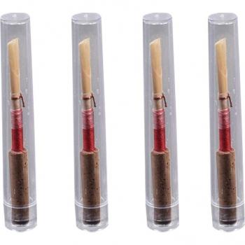 Handmade Medium Soft Oboe Reeds with Cork – 4 Unit Bundle