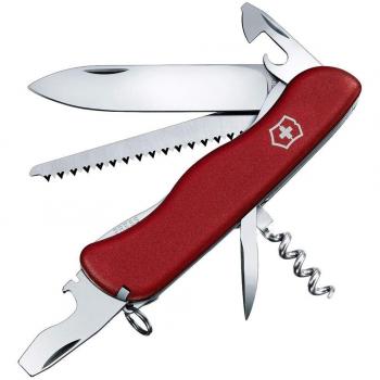 Navaja Suiza Victorinox Forester, 12 funciones, color rojo
