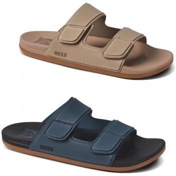 Slide à semelles en caoutchouc Reef Mens Tradewind – modèle d'été – noir