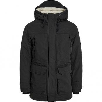 Giacca uomo Jack & Jones Clip parka invernale nera S a XL