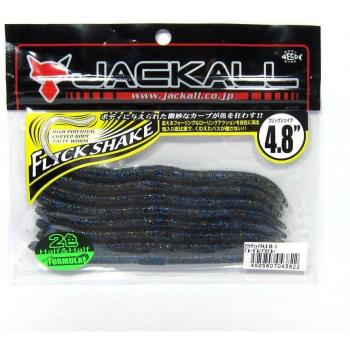 Jackall Esca Morbida Flick Shake Worm 4,8 Pollici BG Pro Blue 3822