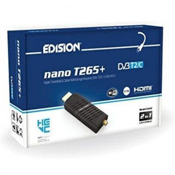 Receptor Edision Nano T265 HDMI TDT y DVB-C