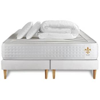 Set Sommeil Vingt-Quatre 160 × 200 cm – double sommiers blancs