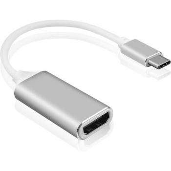 Adaptador USB‑C a HDMI 4K 30 Hz con soporte MacBook y Huawei