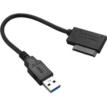 USB 3.0 Slimline Câble 13 Broches avec Adaptateur Lecteur Optique Noir