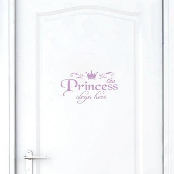 Removable Princess Door Decals for Nursery Decor
