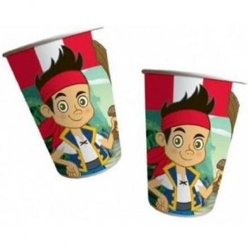 One‑Size Jake & the Never Land Pirates Paper Cups – Pack of 8