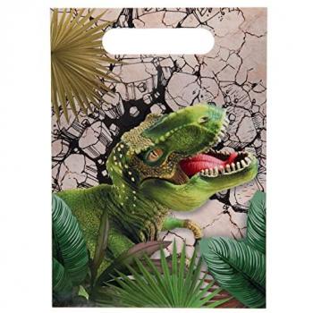 Dinosaur papírové taštičky – 10 ks, rozměry 16,5 × 23 cm