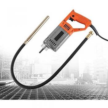 Beton Vibreur Hanchen 1280W Aiguille Beton 5000r/min Industriel avec Tuyau 2m et Diamètre de Tige 35mm (CE)