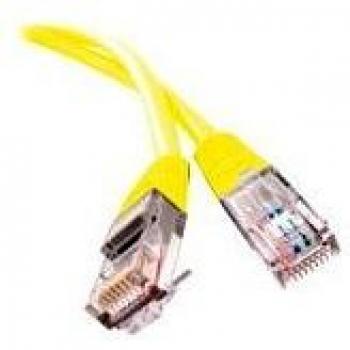 Câble de connexion 5E 4P 50cm FTP Jaune MCAD